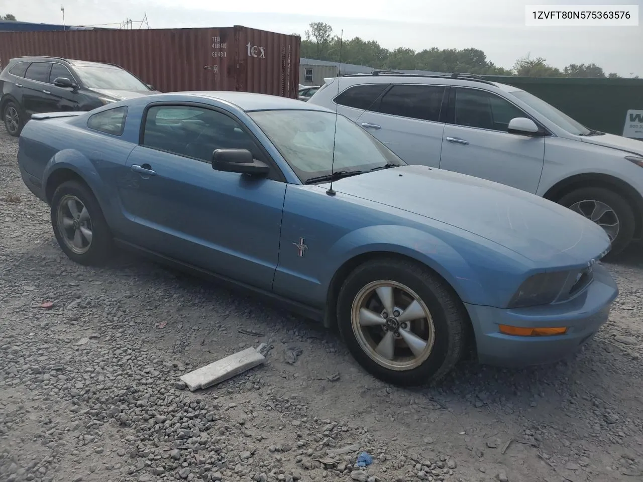 2007 Ford Mustang VIN: 1ZVFT80N575363576 Lot: 66460584