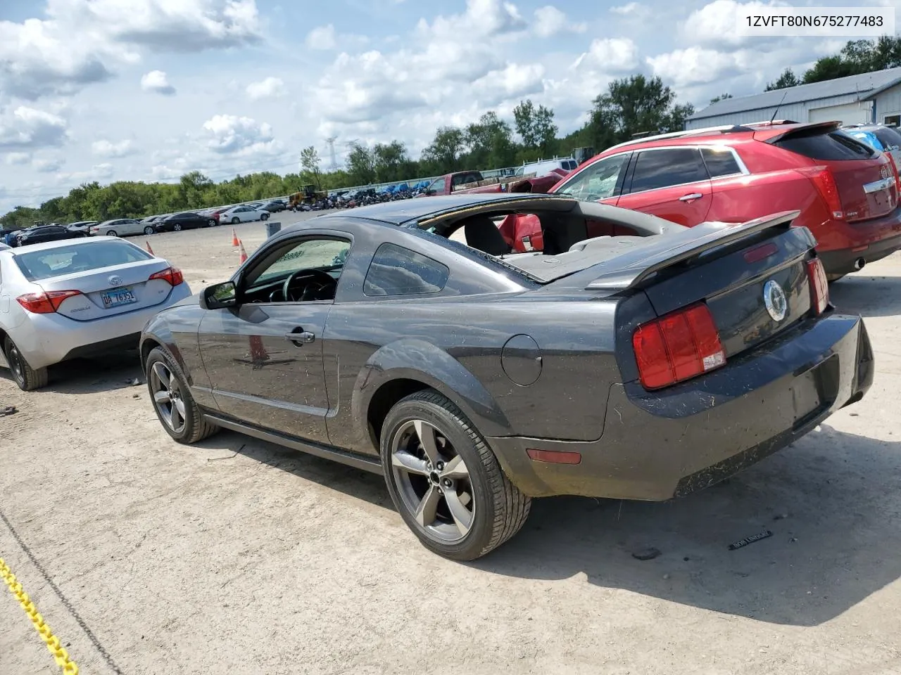 2007 Ford Mustang VIN: 1ZVFT80N675277483 Lot: 66699064