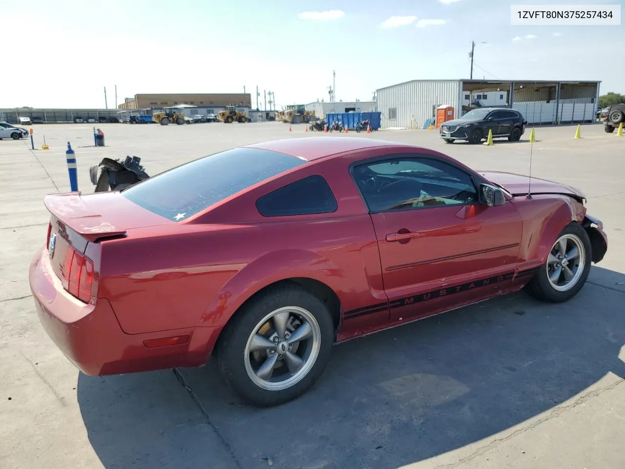 2007 Ford Mustang VIN: 1ZVFT80N375257434 Lot: 66875664