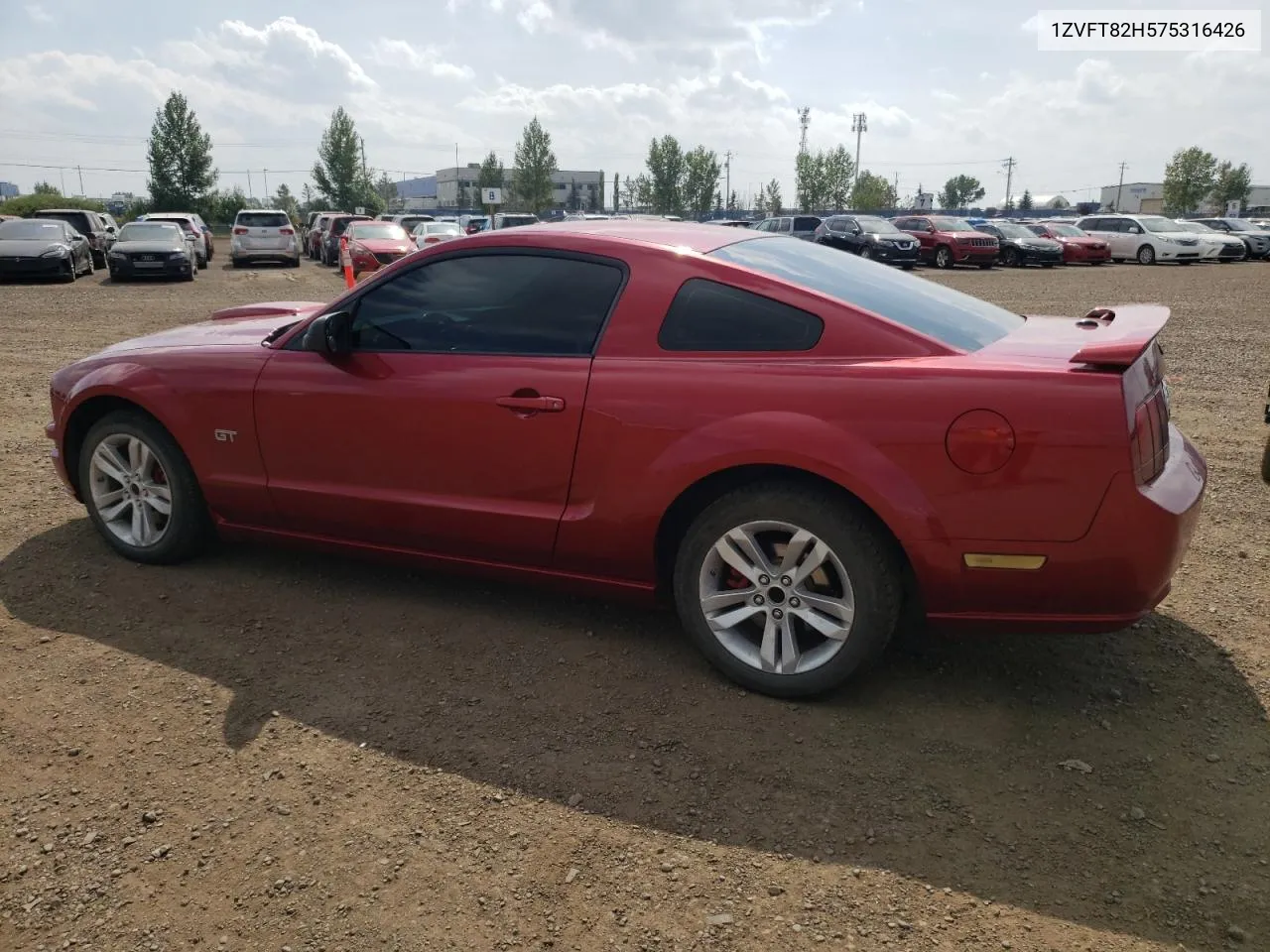 2007 Ford Mustang Gt VIN: 1ZVFT82H575316426 Lot: 67136294