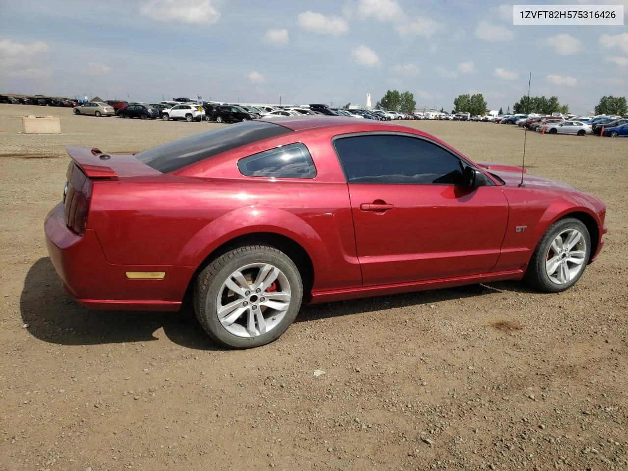 2007 Ford Mustang Gt VIN: 1ZVFT82H575316426 Lot: 67136294