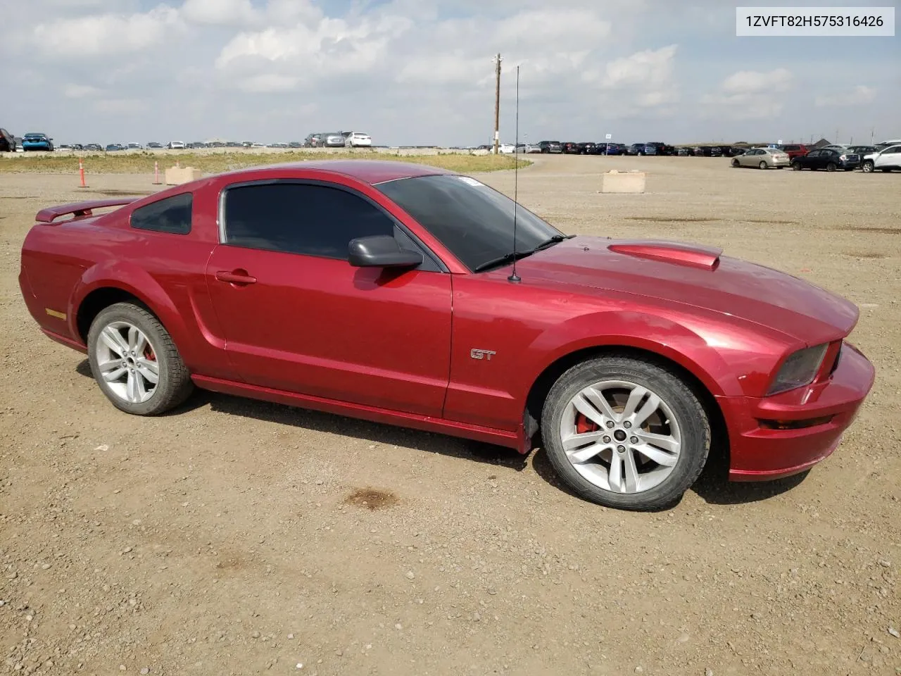 2007 Ford Mustang Gt VIN: 1ZVFT82H575316426 Lot: 67136294