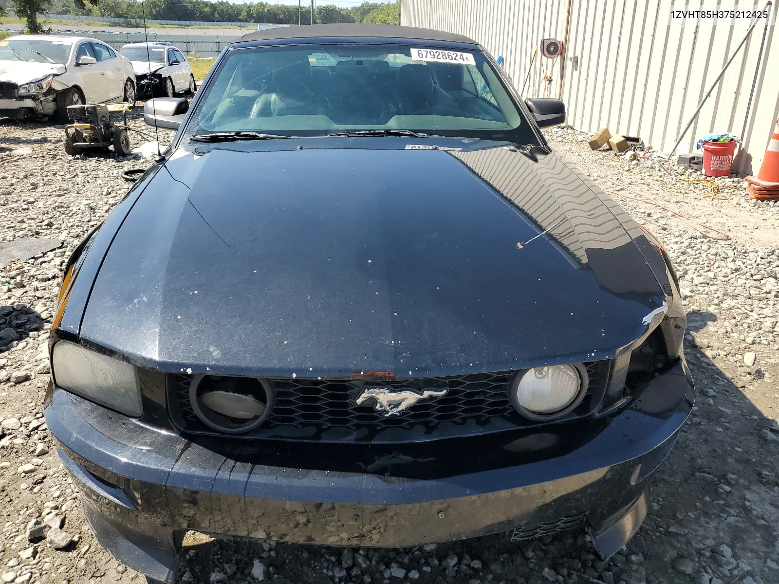 1ZVHT85H375212425 2007 Ford Mustang Gt