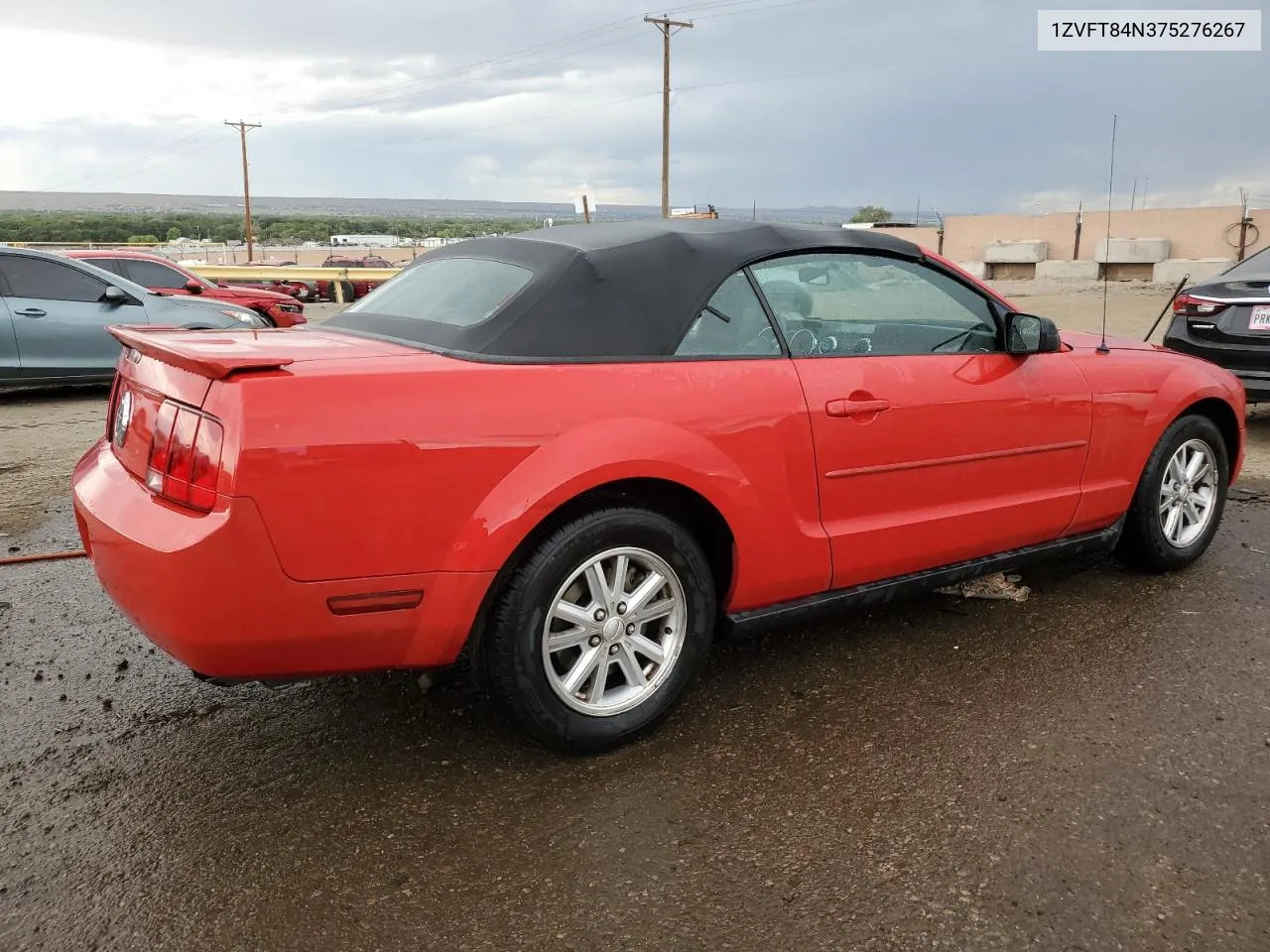 2007 Ford Mustang VIN: 1ZVFT84N375276267 Lot: 68723674