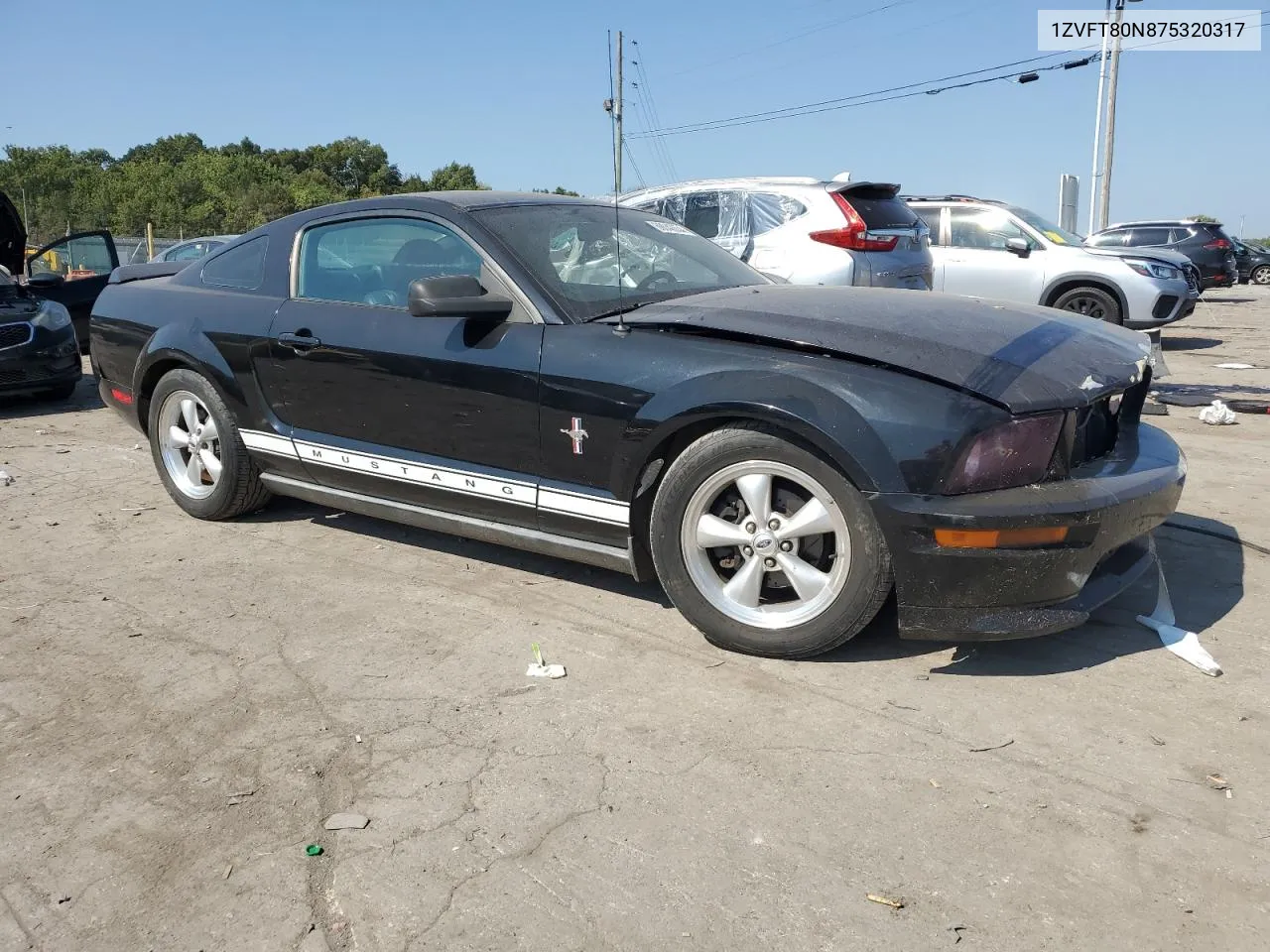 1ZVFT80N875320317 2007 Ford Mustang