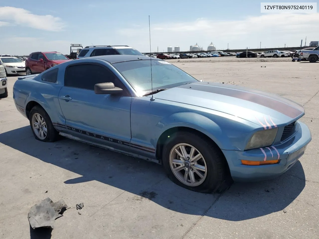 2007 Ford Mustang VIN: 1ZVFT80N975240119 Lot: 69222074