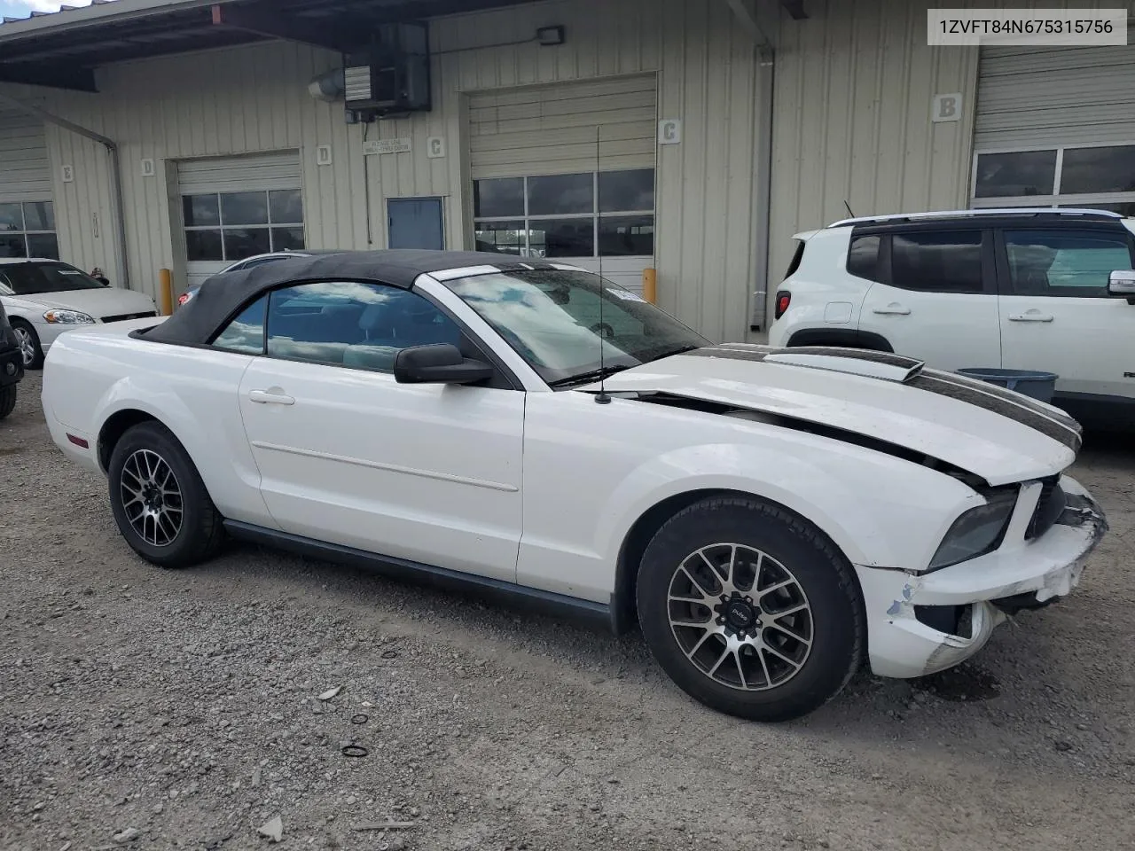 2007 Ford Mustang VIN: 1ZVFT84N675315756 Lot: 70421574