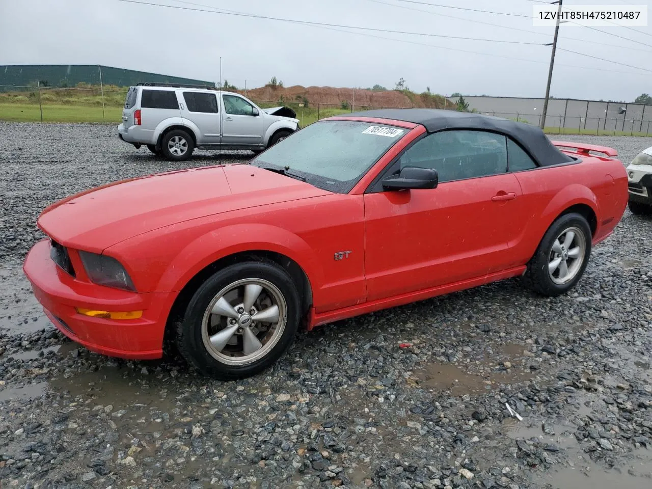 2007 Ford Mustang Gt VIN: 1ZVHT85H475210487 Lot: 70517704