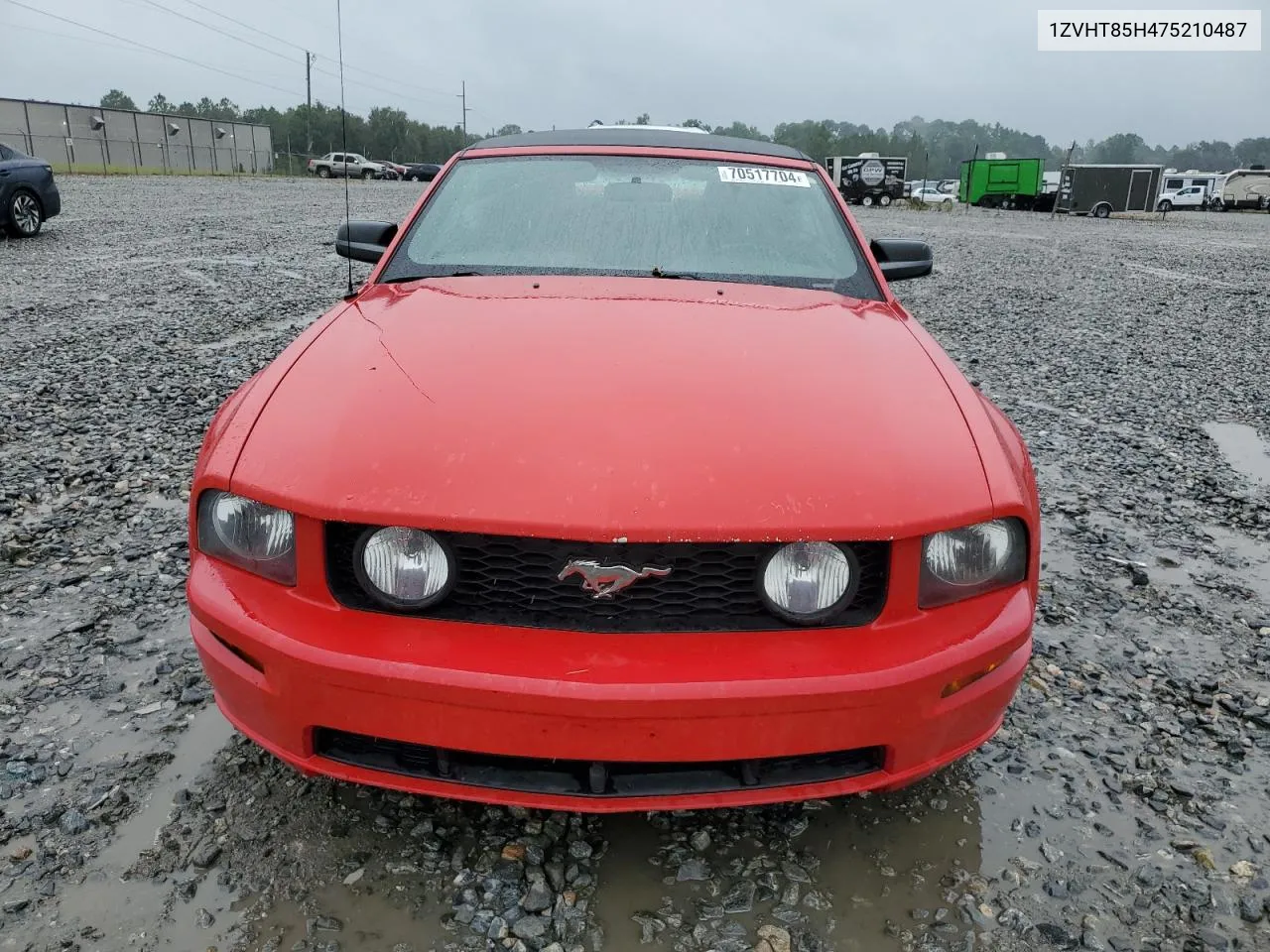 2007 Ford Mustang Gt VIN: 1ZVHT85H475210487 Lot: 70517704