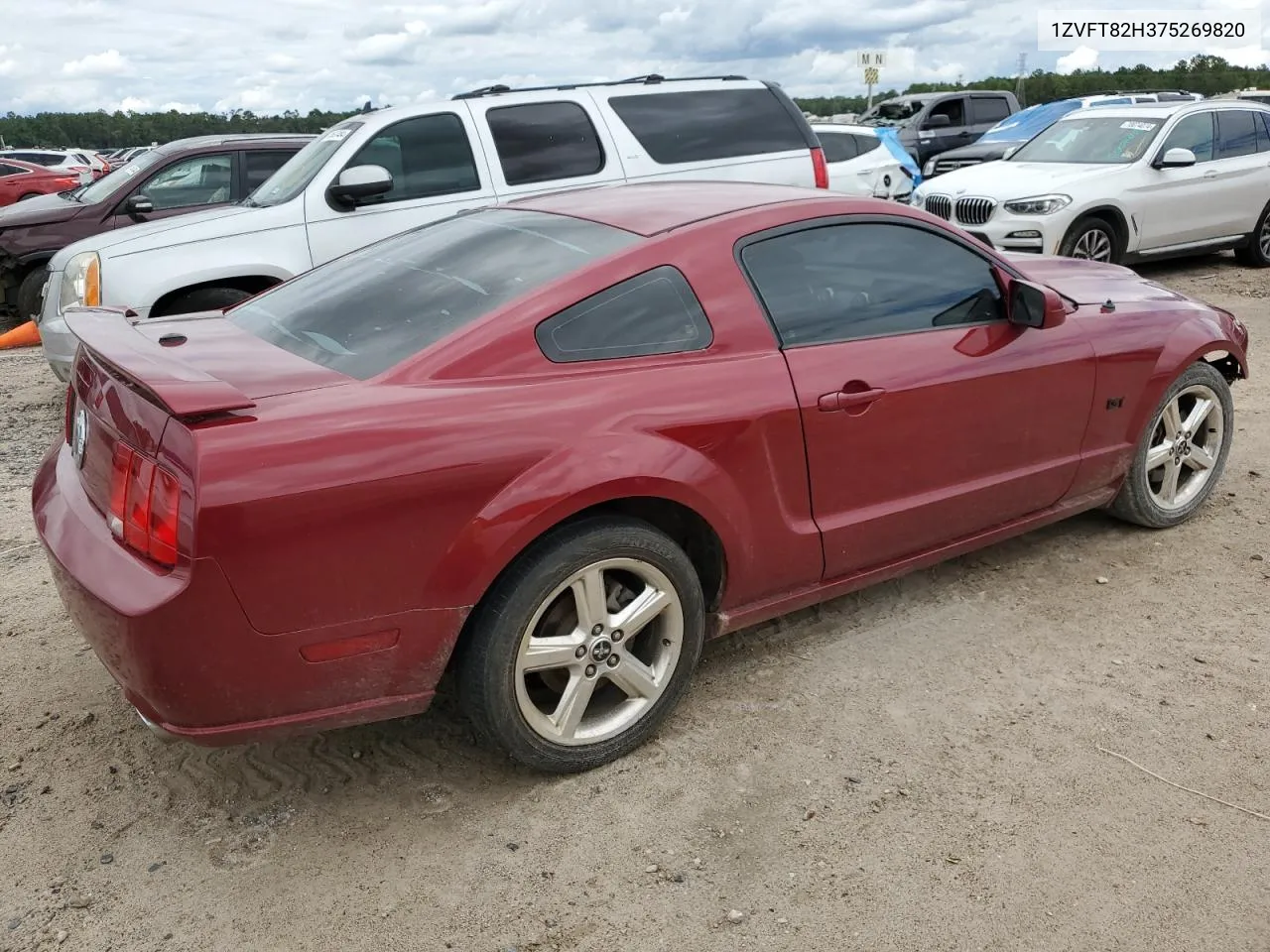 2007 Ford Mustang Gt VIN: 1ZVFT82H375269820 Lot: 70980314