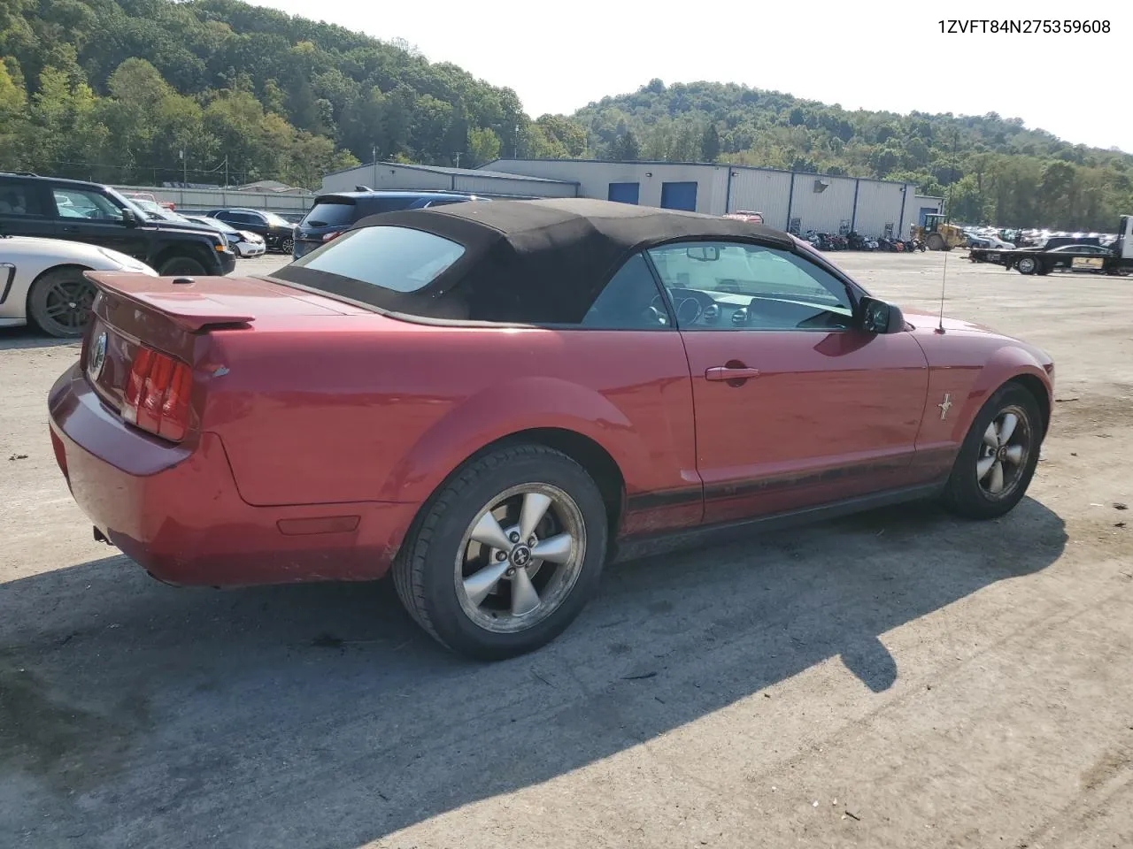 2007 Ford Mustang VIN: 1ZVFT84N275359608 Lot: 71347464