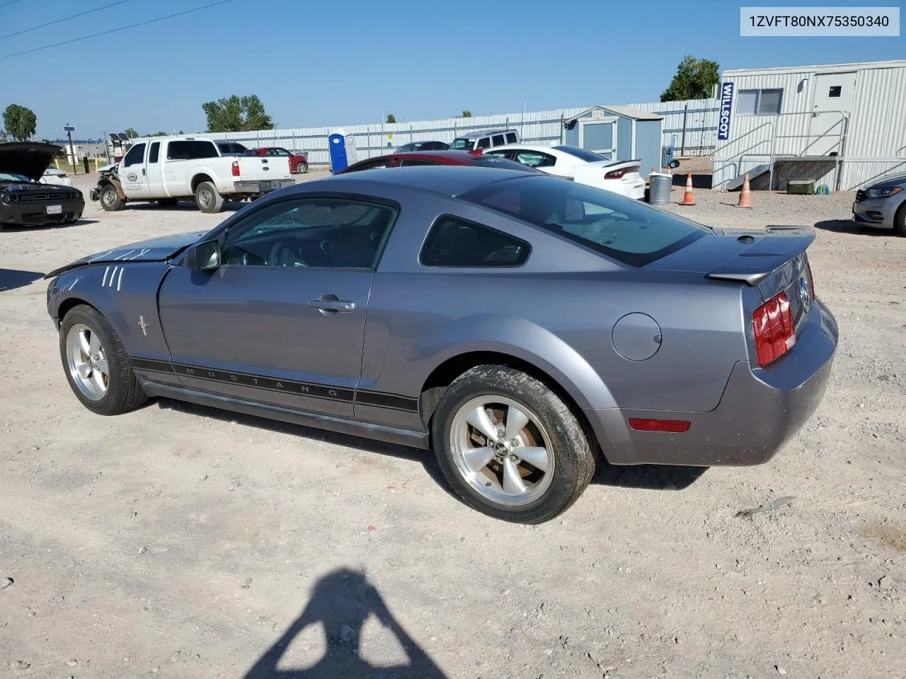 2007 Ford Mustang VIN: 1ZVFT80NX75350340 Lot: 71504753