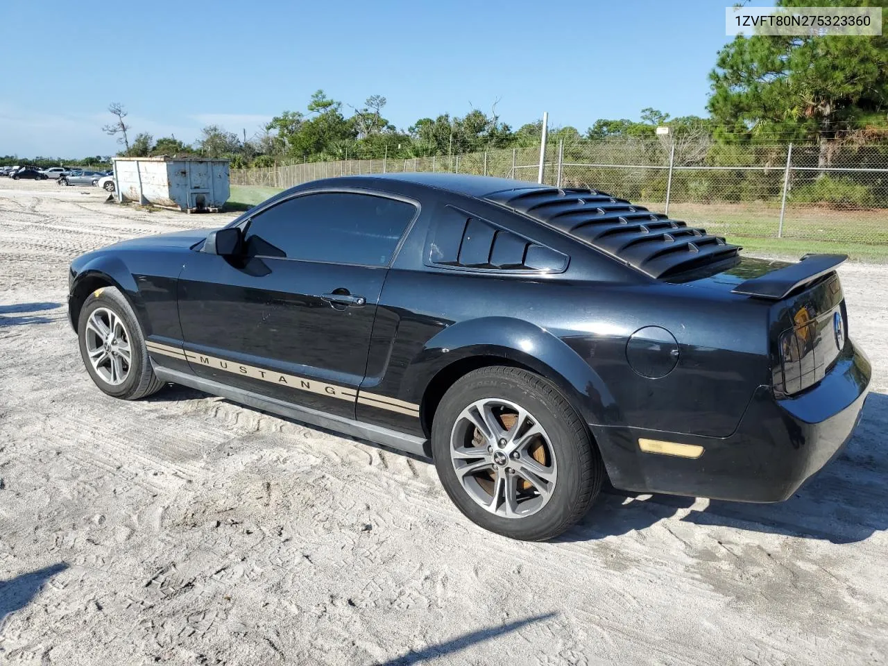 2007 Ford Mustang VIN: 1ZVFT80N275323360 Lot: 72074154