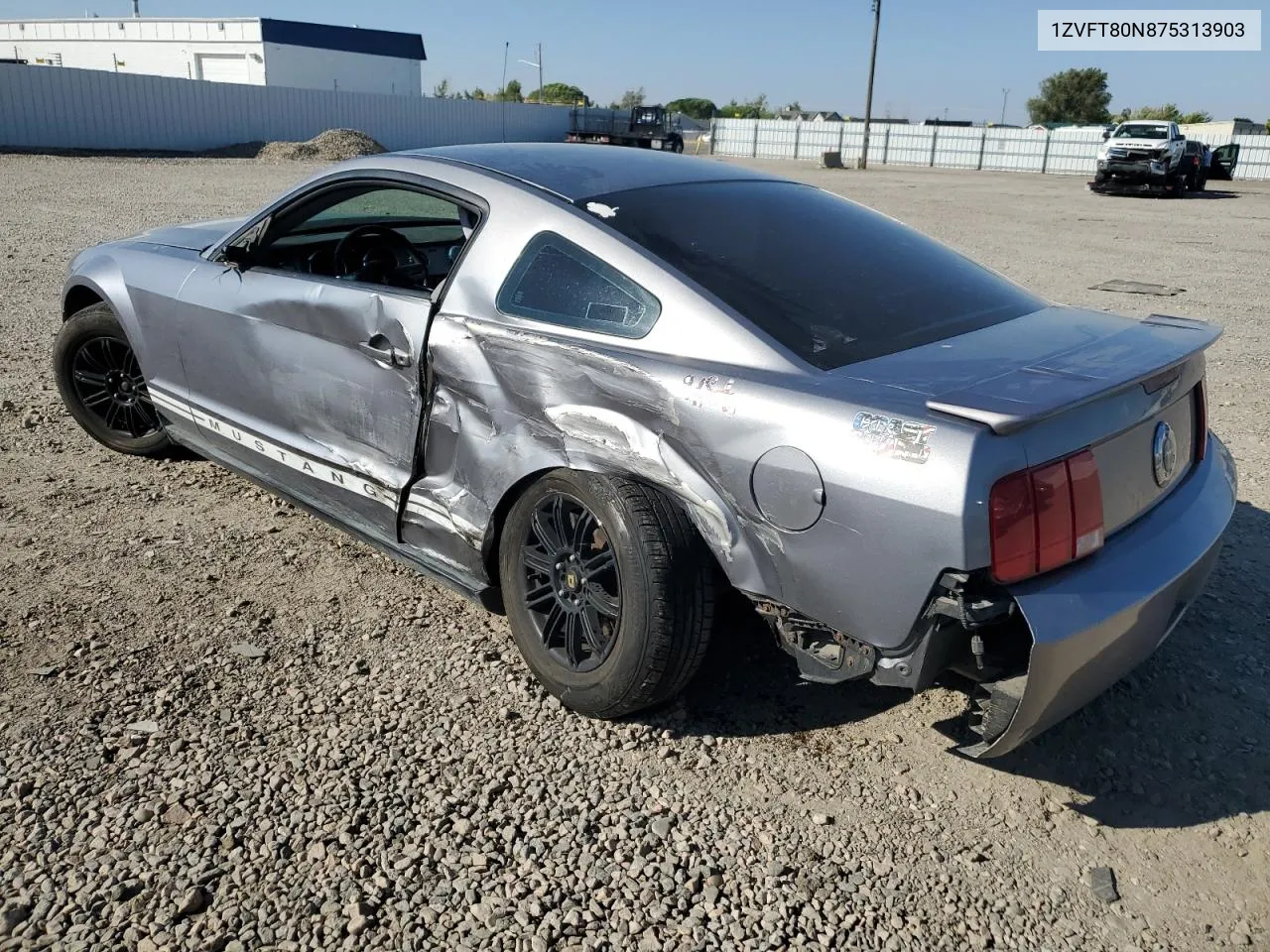 2007 Ford Mustang VIN: 1ZVFT80N875313903 Lot: 72089004