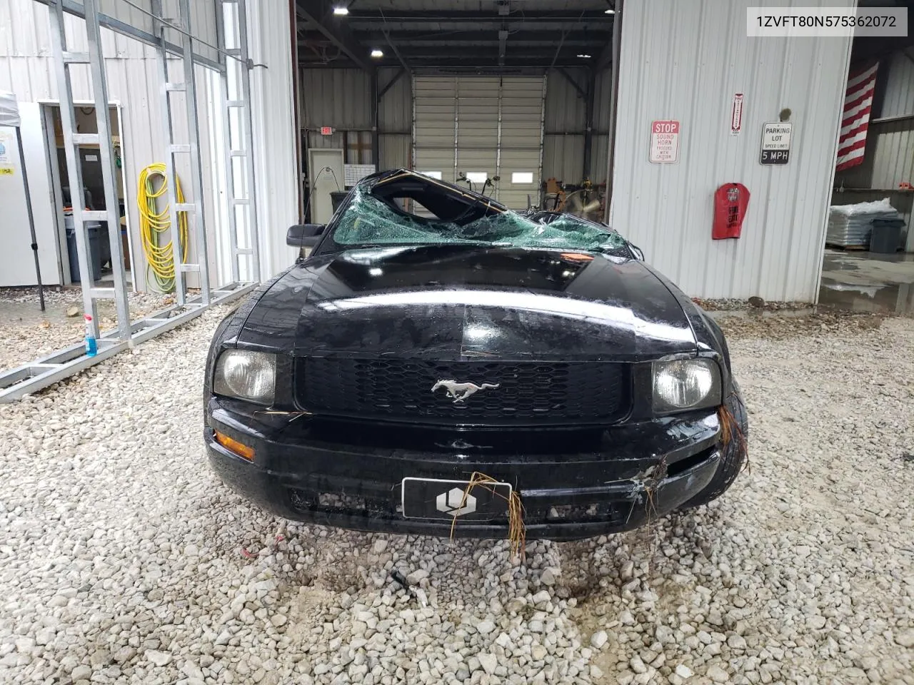 2007 Ford Mustang VIN: 1ZVFT80N575362072 Lot: 72526714