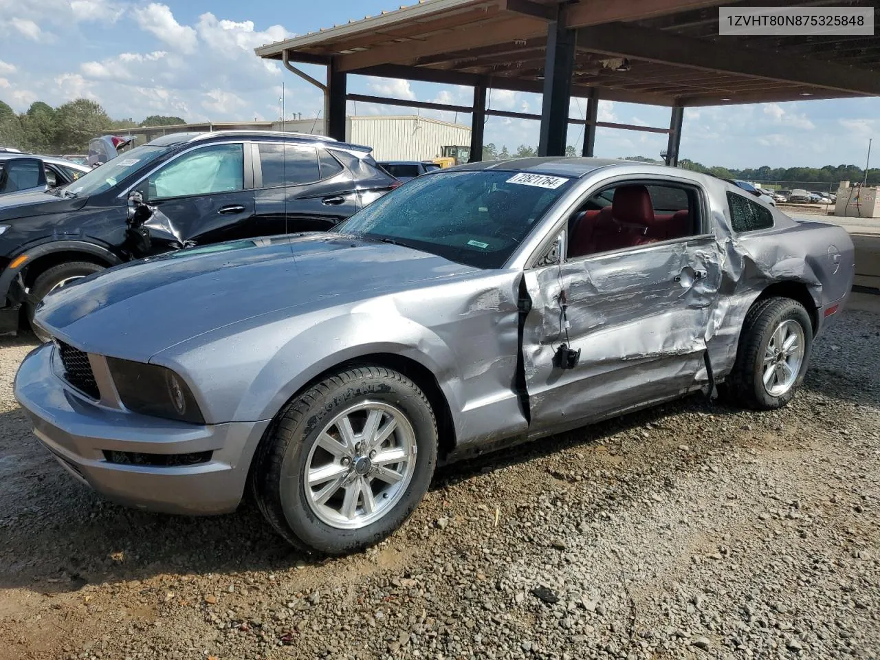 2007 Ford Mustang VIN: 1ZVHT80N875325848 Lot: 72821764