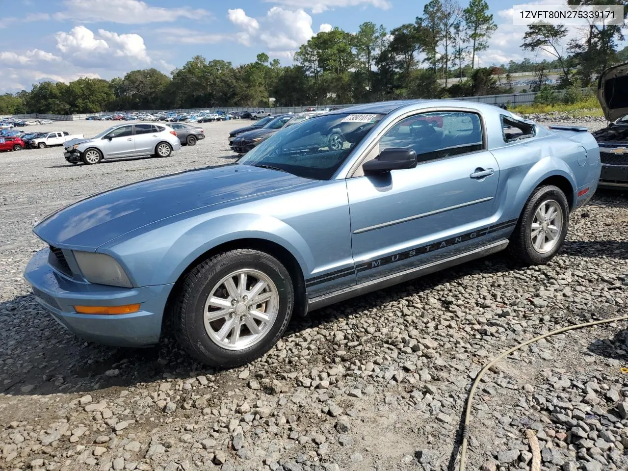 2007 Ford Mustang VIN: 1ZVFT80N275339171 Lot: 73801074