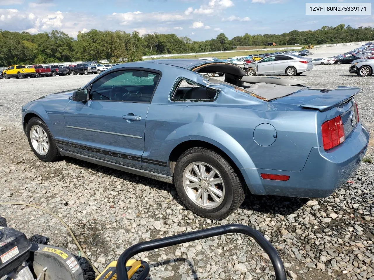 2007 Ford Mustang VIN: 1ZVFT80N275339171 Lot: 73801074