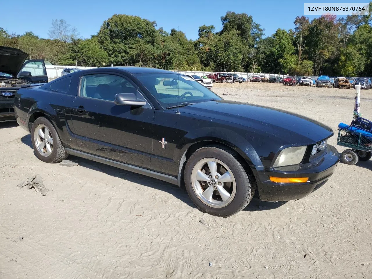 2007 Ford Mustang VIN: 1ZVFT80N875370764 Lot: 74886914