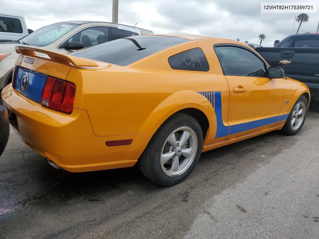 2007 Ford Mustang Gt VIN: 1ZVHT82H175359721 Lot: 74926354