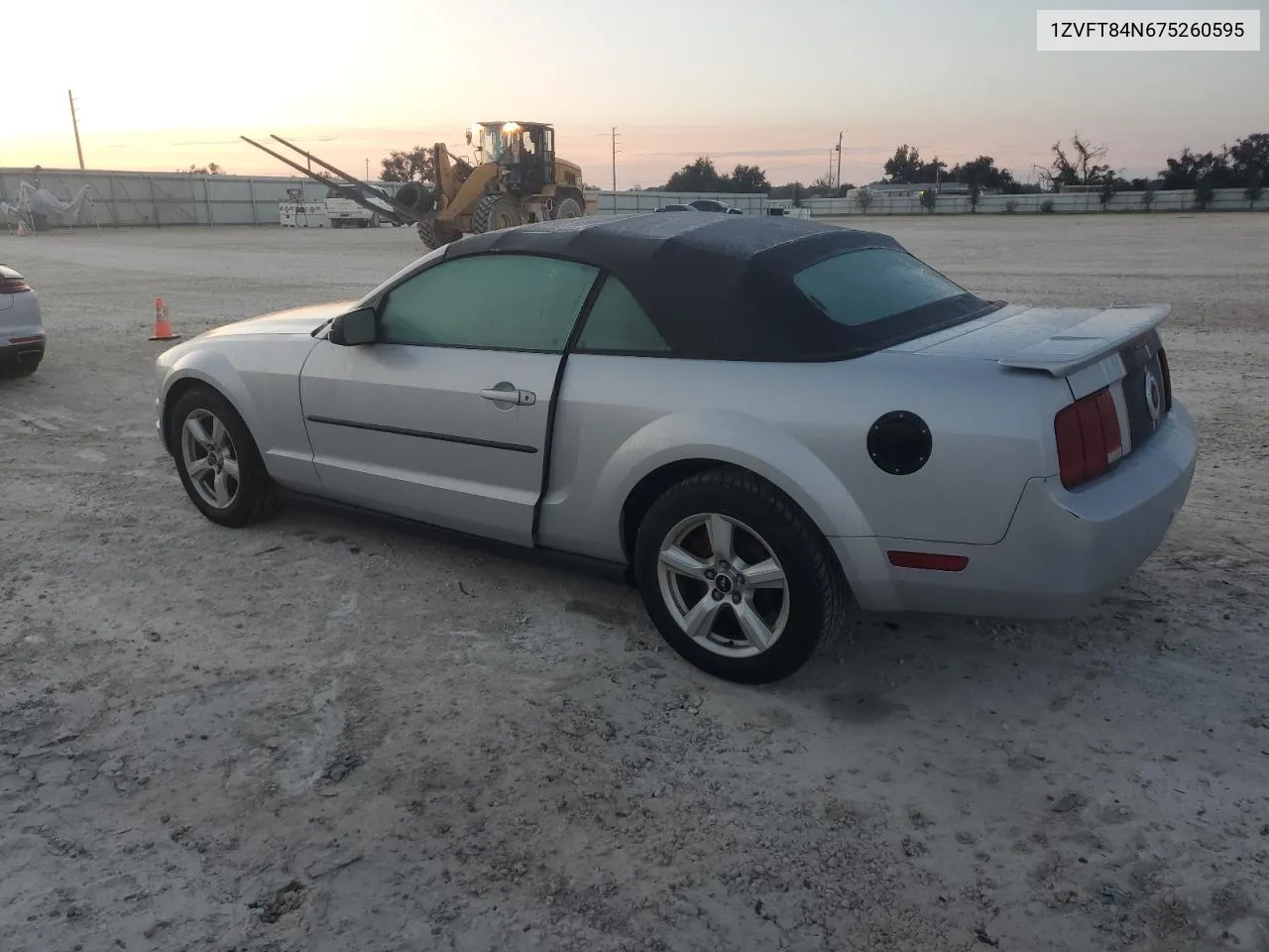 2007 Ford Mustang VIN: 1ZVFT84N675260595 Lot: 75240184