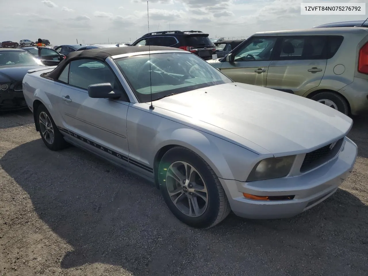 2007 Ford Mustang VIN: 1ZVFT84N075276792 Lot: 76363124