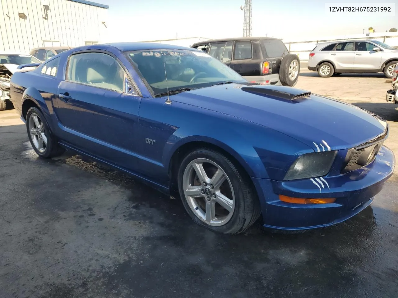 2007 Ford Mustang Gt VIN: 1ZVHT82H675231992 Lot: 76368474