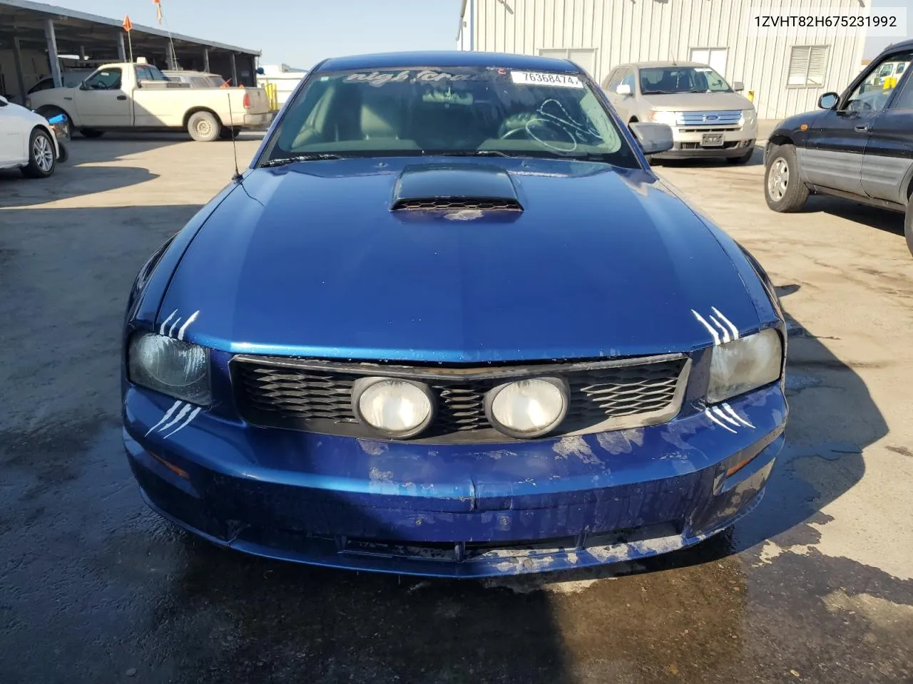 2007 Ford Mustang Gt VIN: 1ZVHT82H675231992 Lot: 76368474