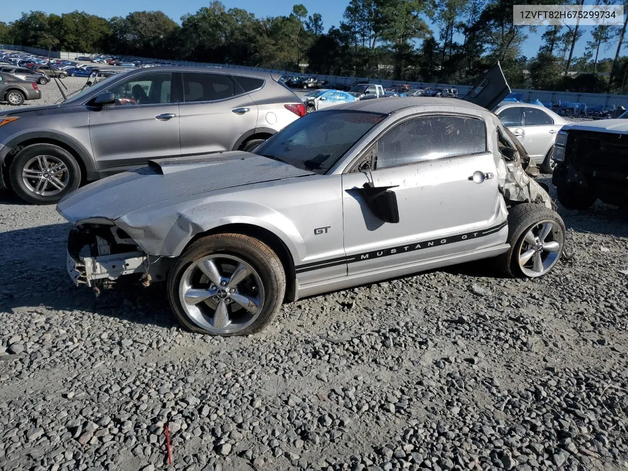 2007 Ford Mustang Gt VIN: 1ZVFT82H675299734 Lot: 76506784