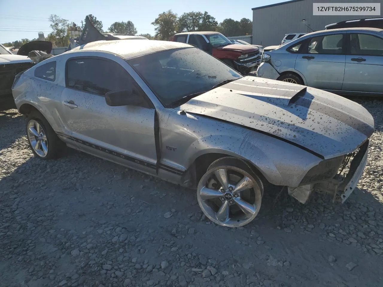 2007 Ford Mustang Gt VIN: 1ZVFT82H675299734 Lot: 76506784