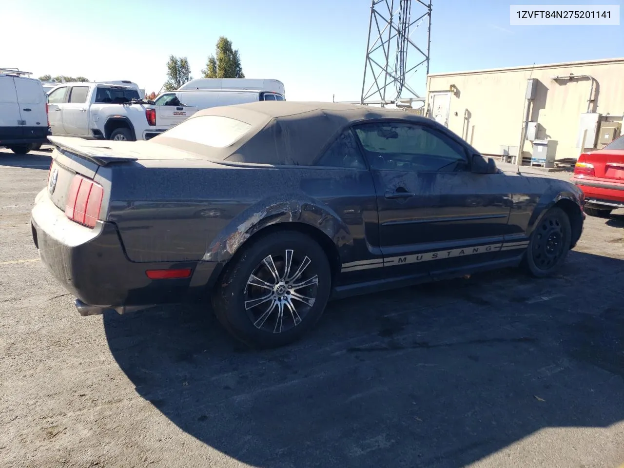 2007 Ford Mustang VIN: 1ZVFT84N275201141 Lot: 77626934