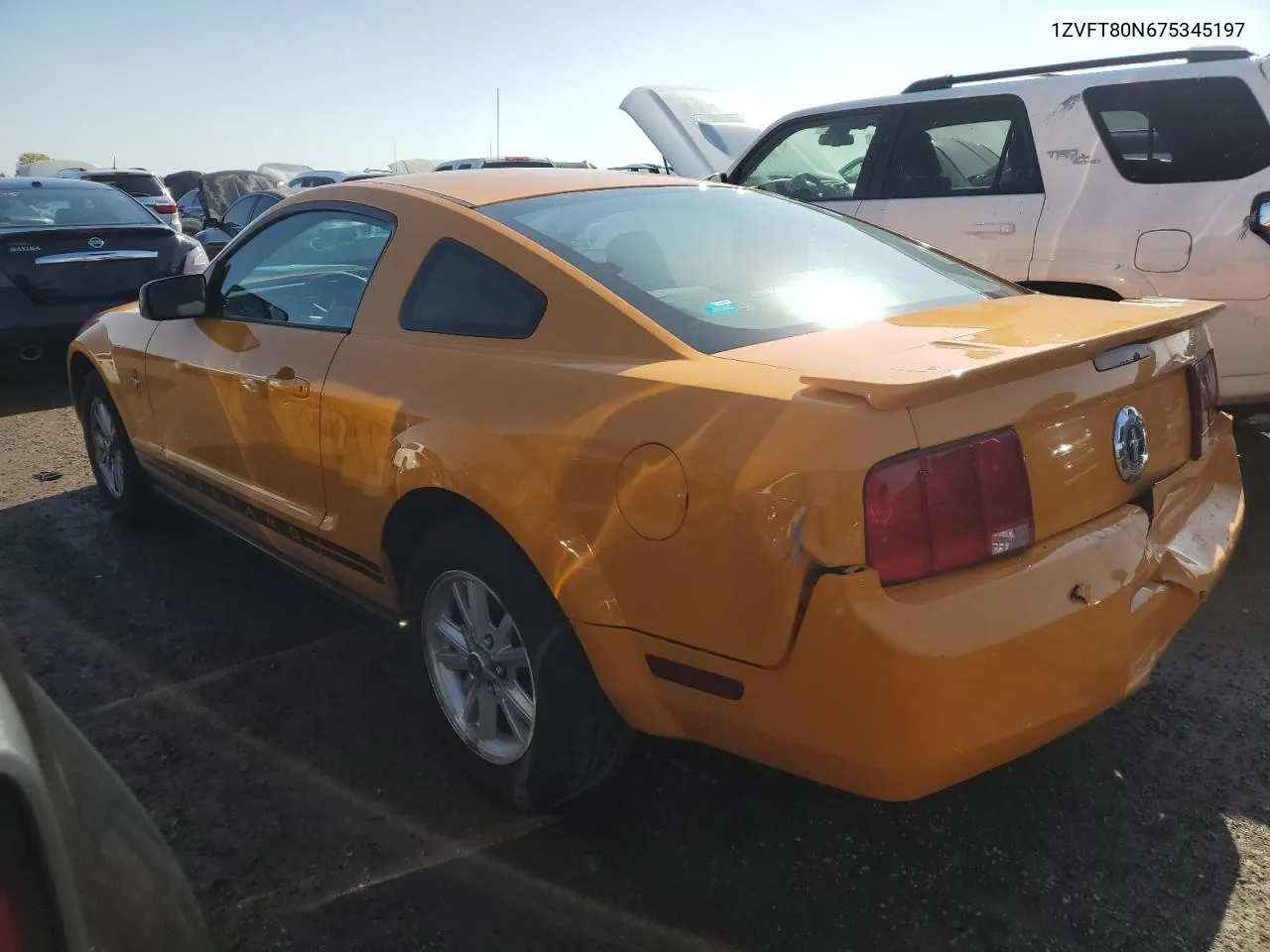 2007 Ford Mustang VIN: 1ZVFT80N675345197 Lot: 77875574