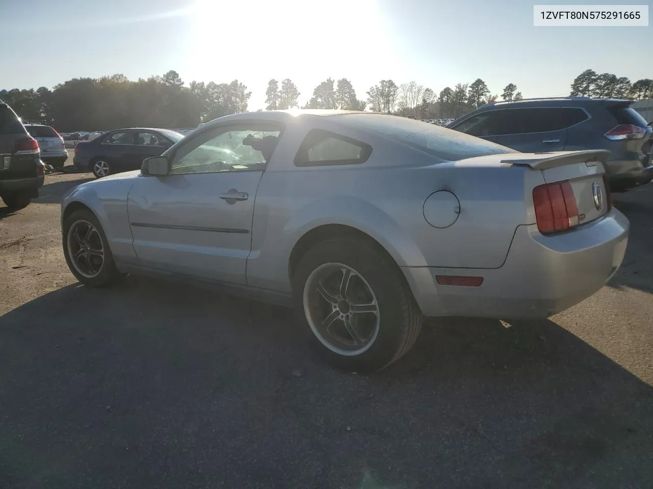 2007 Ford Mustang VIN: 1ZVFT80N575291665 Lot: 78053994