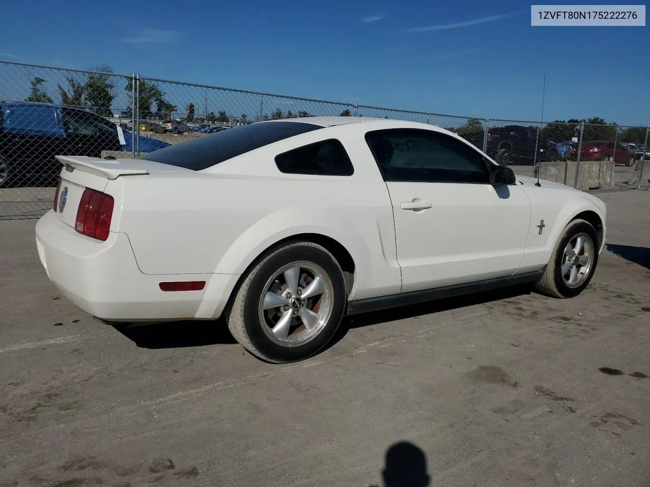 2007 Ford Mustang VIN: 1ZVFT80N175222276 Lot: 78119524