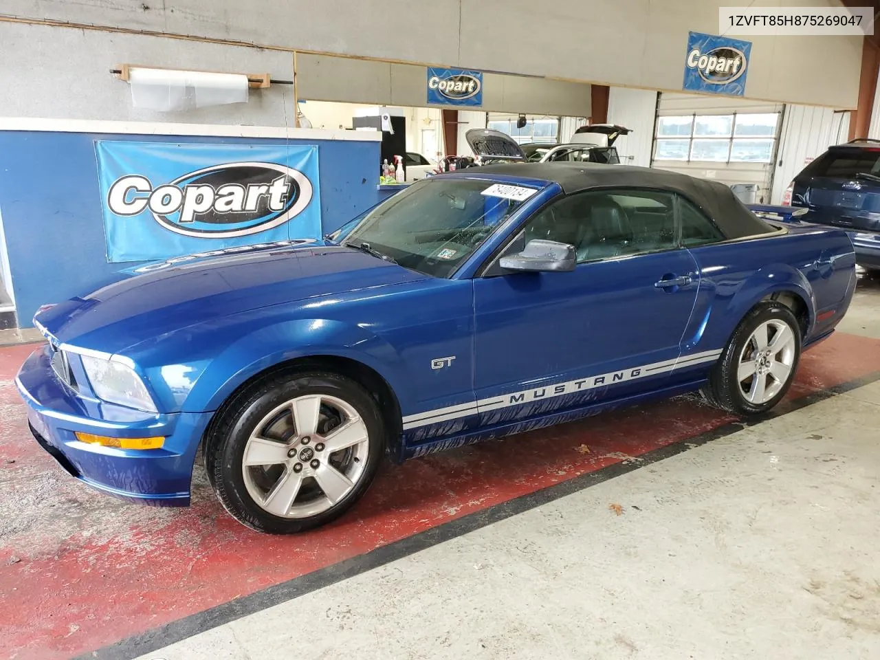 2007 Ford Mustang Gt VIN: 1ZVFT85H875269047 Lot: 78400134