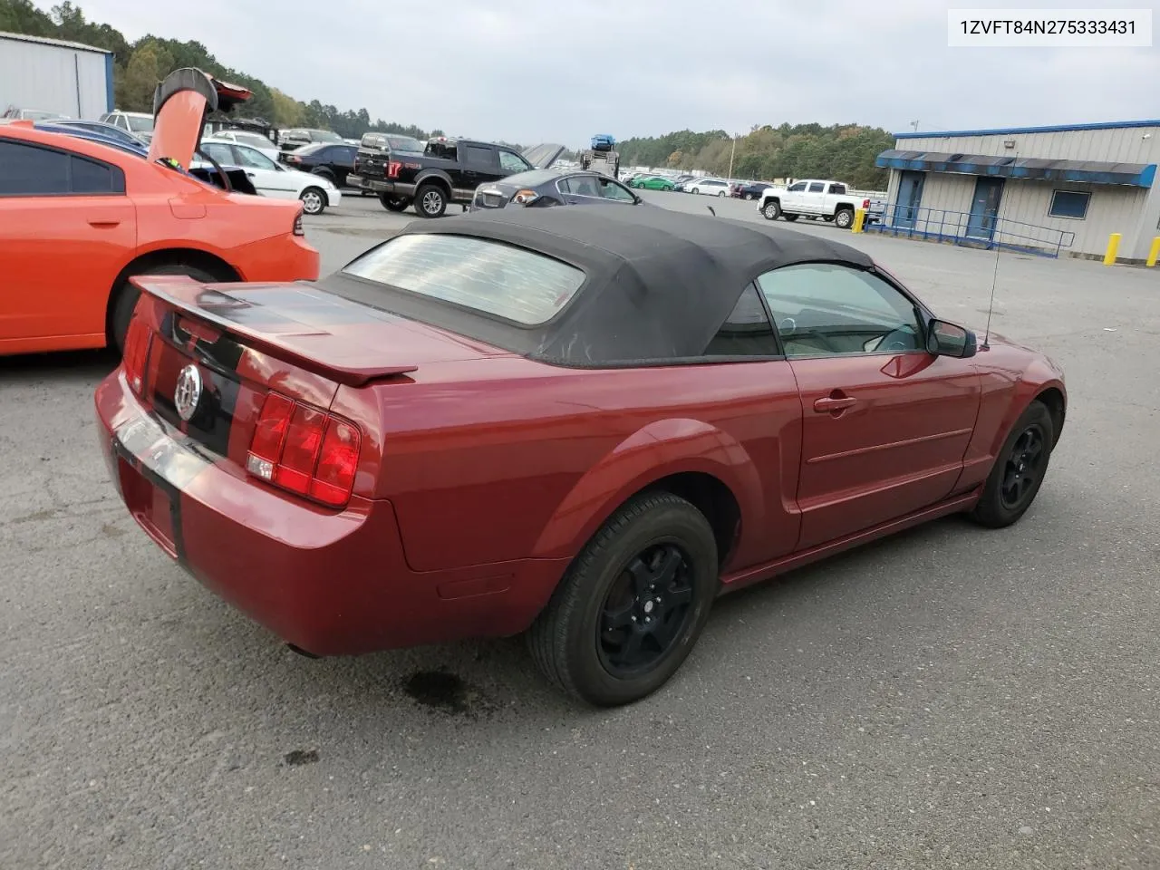 2007 Ford Mustang VIN: 1ZVFT84N275333431 Lot: 78729984