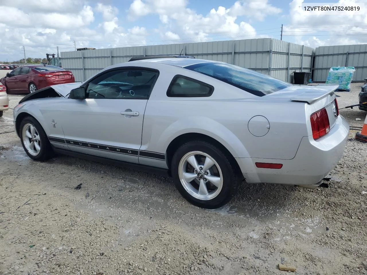 2007 Ford Mustang VIN: 1ZVFT80N475240819 Lot: 78882814