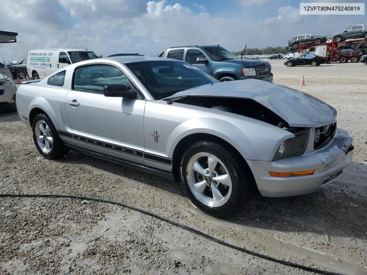 2007 Ford Mustang VIN: 1ZVFT80N475240819 Lot: 78882814