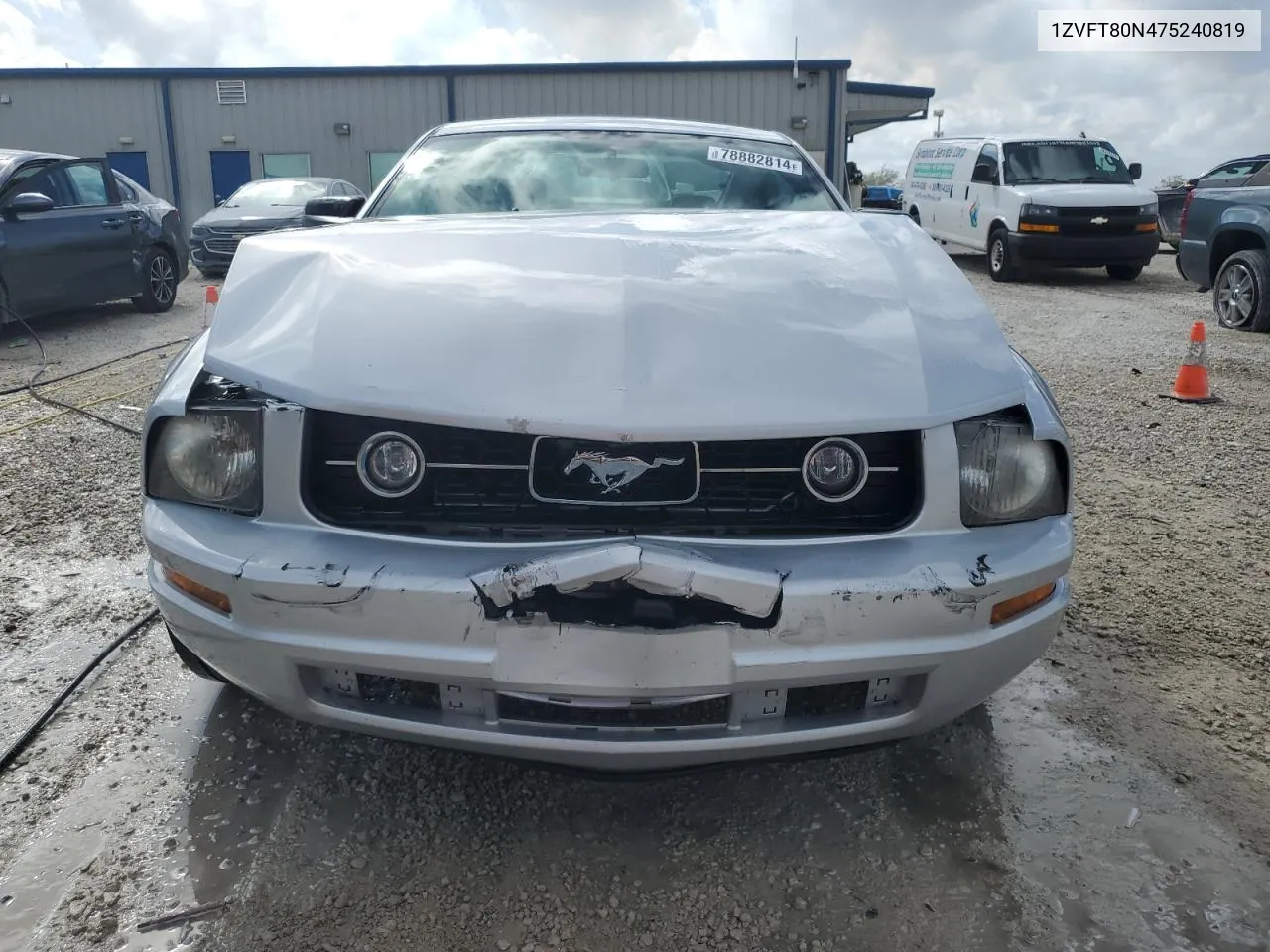 2007 Ford Mustang VIN: 1ZVFT80N475240819 Lot: 78882814