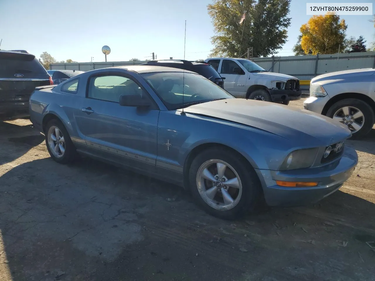 2007 Ford Mustang VIN: 1ZVHT80N475259900 Lot: 78911854