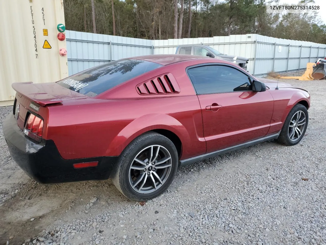 2007 Ford Mustang VIN: 1ZVFT80N275314528 Lot: 78978704