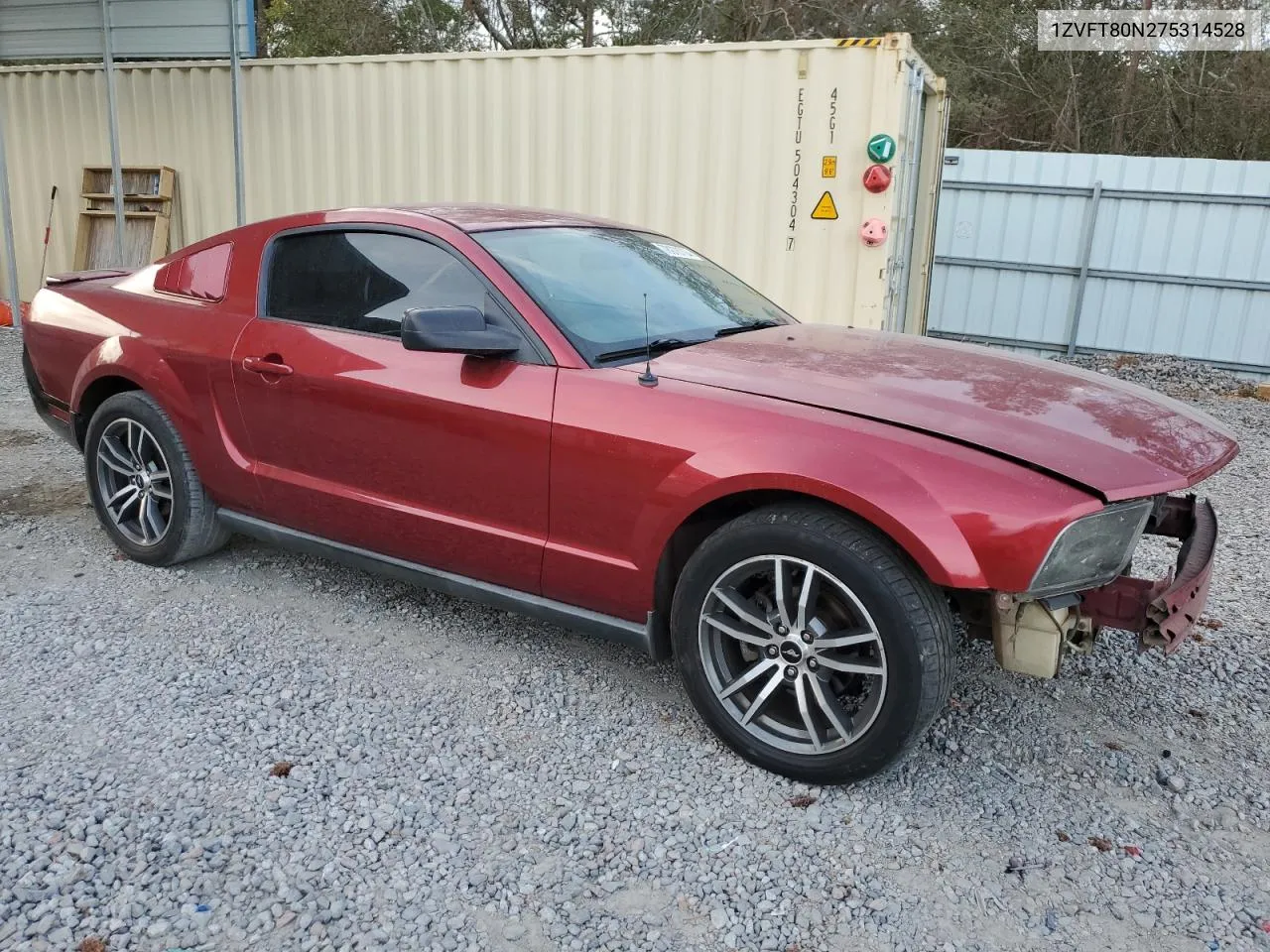 2007 Ford Mustang VIN: 1ZVFT80N275314528 Lot: 78978704