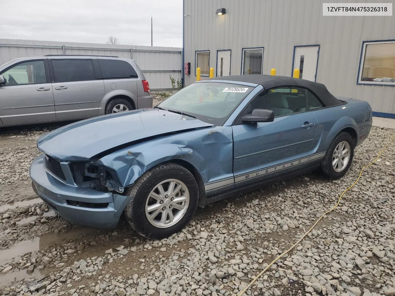 2007 Ford Mustang VIN: 1ZVFT84N475326318 Lot: 79129524