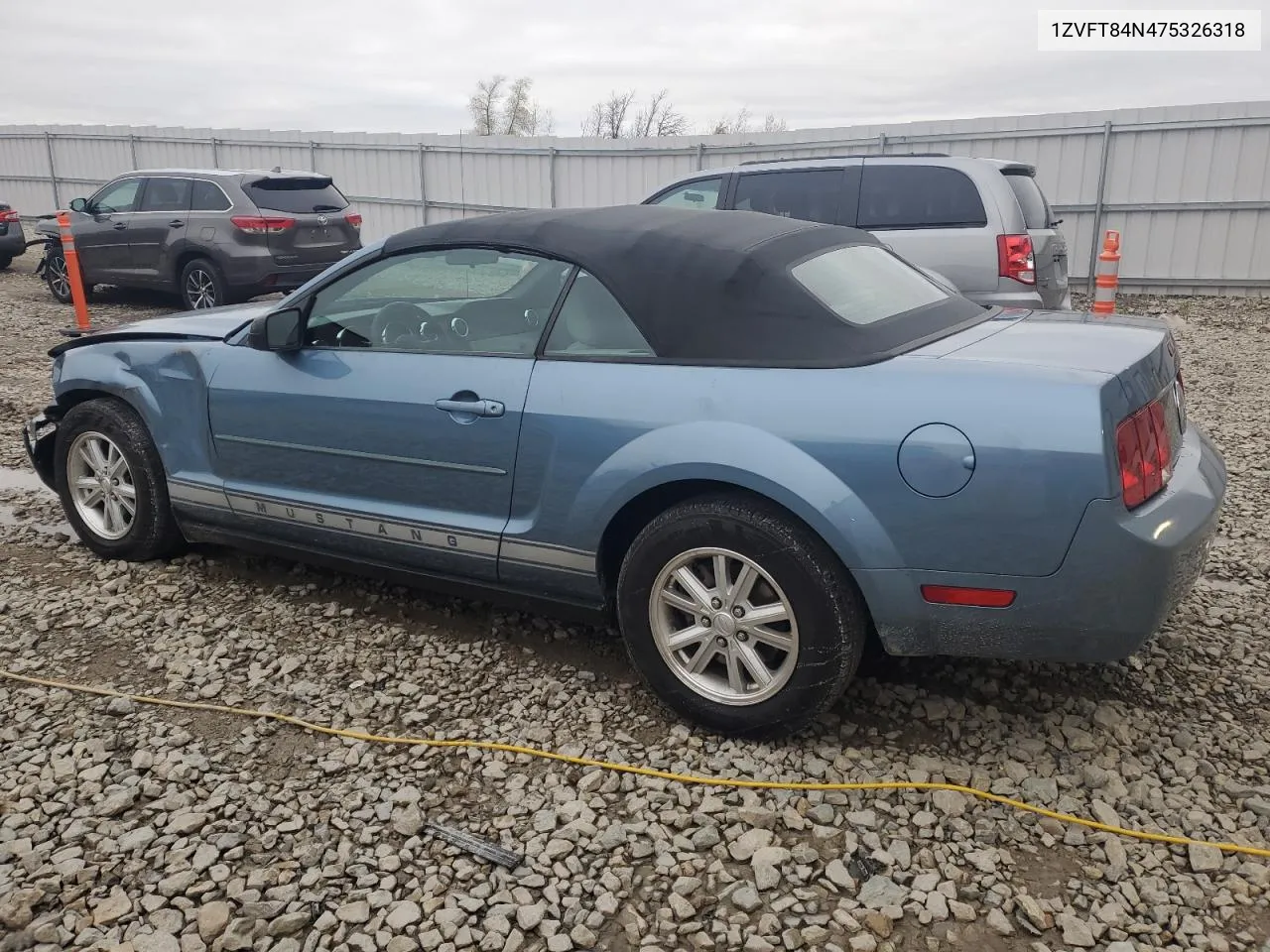 2007 Ford Mustang VIN: 1ZVFT84N475326318 Lot: 79129524