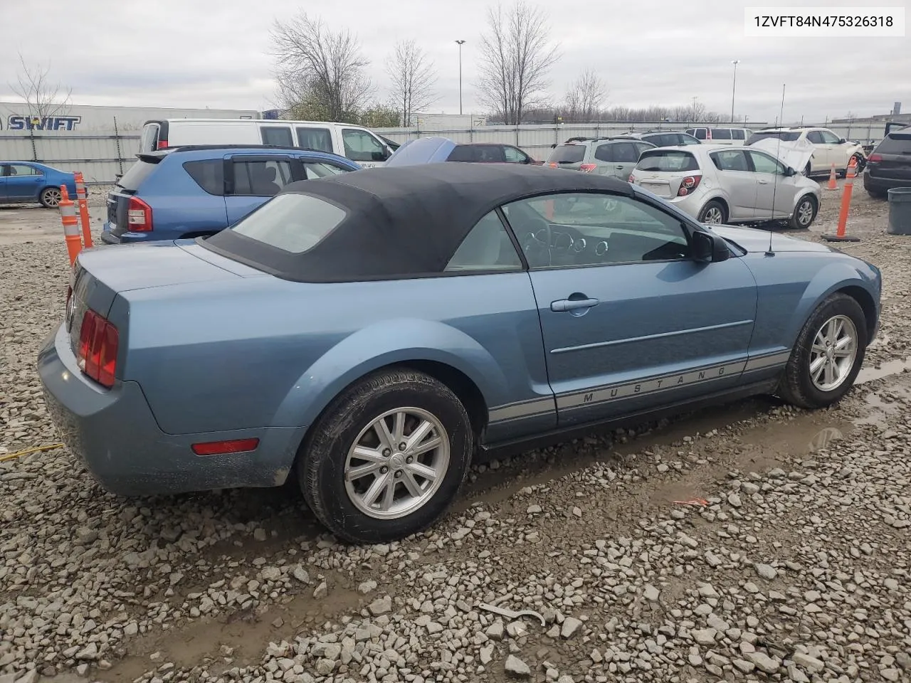 2007 Ford Mustang VIN: 1ZVFT84N475326318 Lot: 79129524