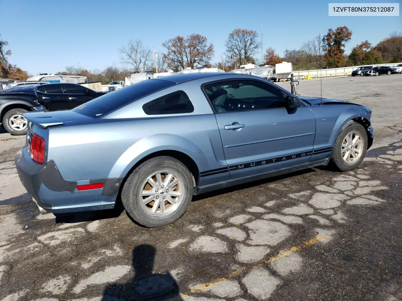 2007 Ford Mustang VIN: 1ZVFT80N375212087 Lot: 79469204