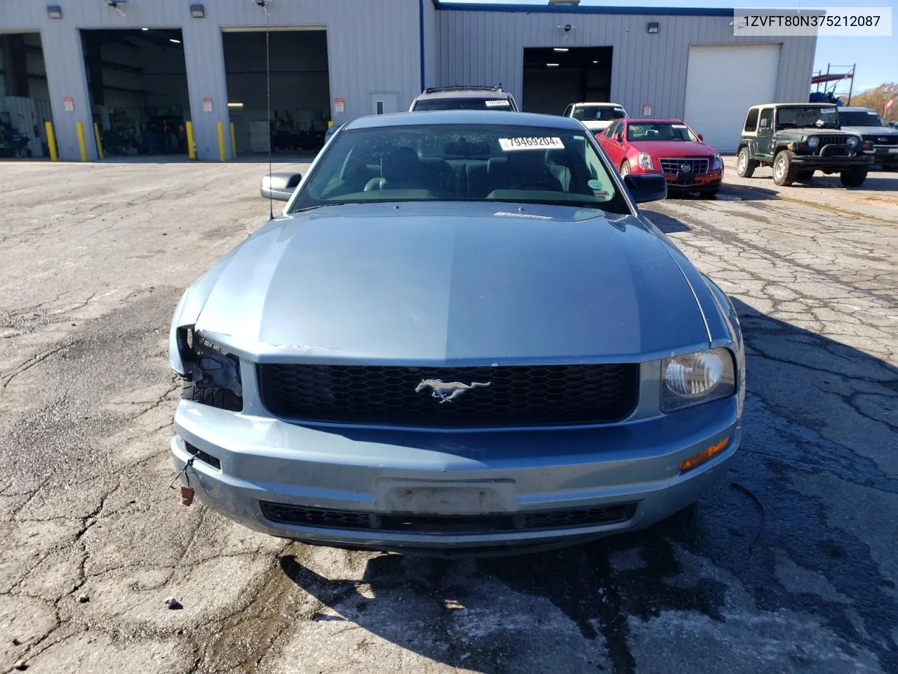 2007 Ford Mustang VIN: 1ZVFT80N375212087 Lot: 79469204