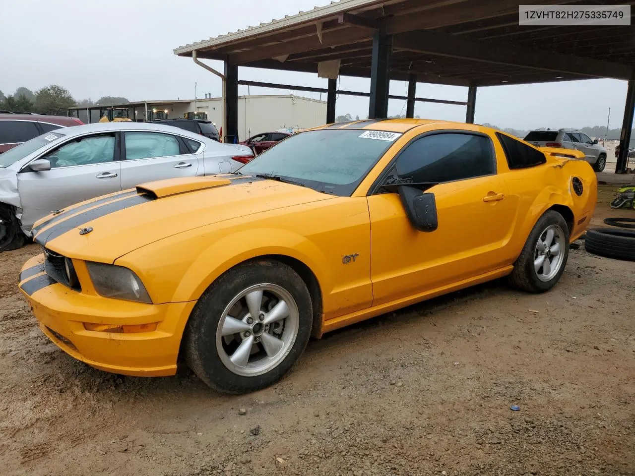 2007 Ford Mustang Gt VIN: 1ZVHT82H275335749 Lot: 79909984