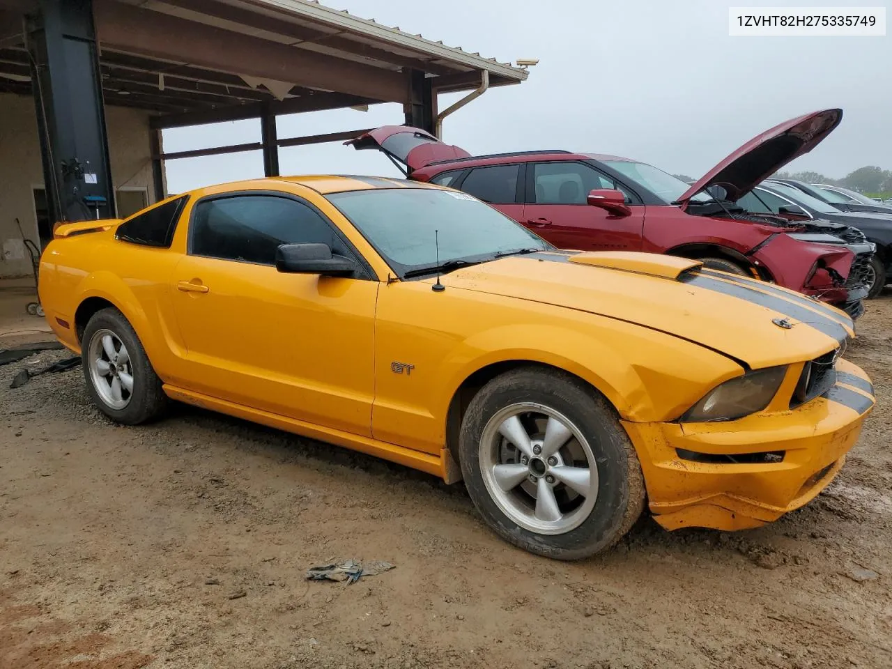 2007 Ford Mustang Gt VIN: 1ZVHT82H275335749 Lot: 79909984