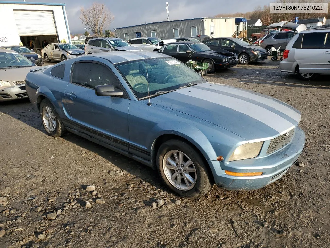 2007 Ford Mustang VIN: 1ZVFT80N975210229 Lot: 80063664